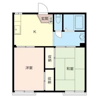 パークハイツ【1階】の間取り