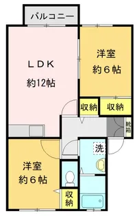 メゾンヴァンサンク【1階】の間取り