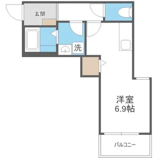 フォレスト光町【1階】の間取り