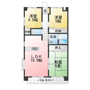 極楽館586【2階】の間取り