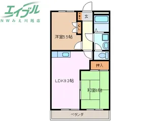 グランドパレス松井【2階】の間取り