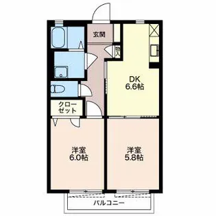 ファミーユ21【2階】の間取り