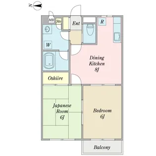 ティアラガーデンA【2階】の間取り