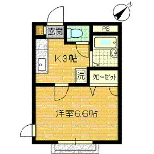 ロア アーチ【1階】の間取り
