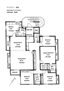 K ハウス【3階】の間取り