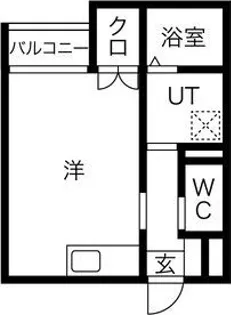 メゾンソレイユ名駅西【1階】の間取り
