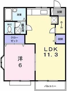 スカイハイツIII【2階】の間取り