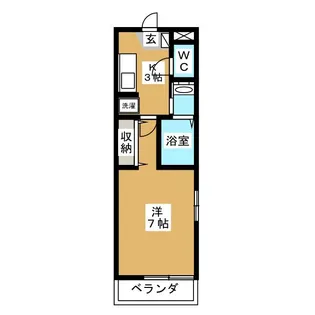 〇 サンフラワー【3階】の間取り