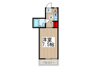 ドミールチェックメイト【2階】の間取り