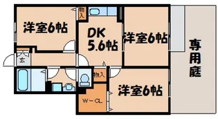 カサ フェリスB棟【2階】の間取り