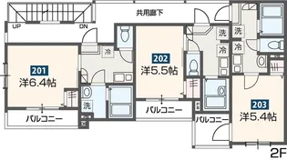 MELDIA亀有III【1階】の間取り