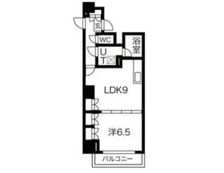 スパシエ トラッド 両国【7階】の間取り