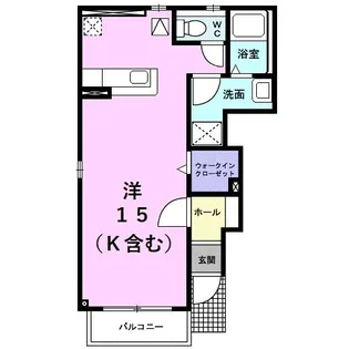 ピエロッティ【1階】の間取り