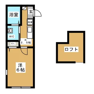 マーリエ横濱山手【1階】の間取り