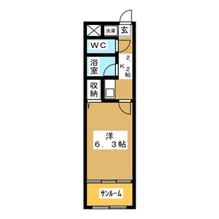 武蔵浦和プラザ【1階】の間取り