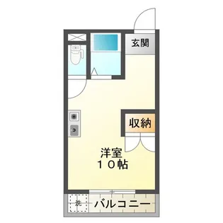 メゾンフラワー【3階】の間取り