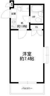 日興パレス目白【1階】の間取り