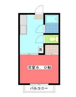 メゾンローゼ読売ランド【2階】の間取り