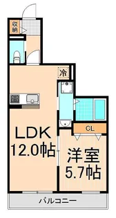TOY GRANDE北千住【2階】の間取り