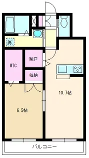 シャンポール【2階】の間取り