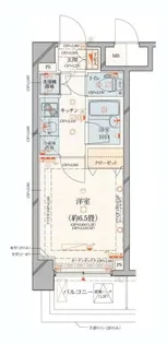 パレステュディオ品川不動前【3階】の間取り
