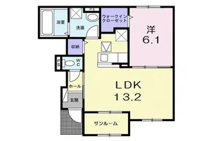 ラ ヴェローナ【1階】の間取り