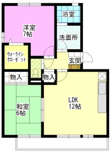 セジュールL3【1階】の間取り