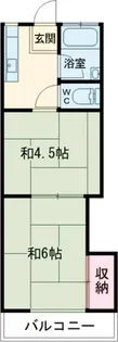 ハイツTOMO【2階】の間取り
