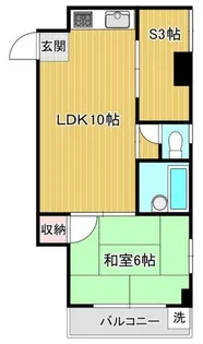 サニーハイツ和光【1階】の間取り