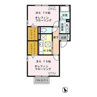GrunHeim軽井沢【1階】の間取り
