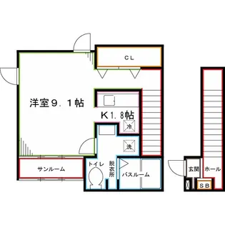 カーサ シリエージョ【2階】の間取り