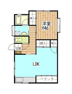 モンシャドミールB棟【1階】の間取り