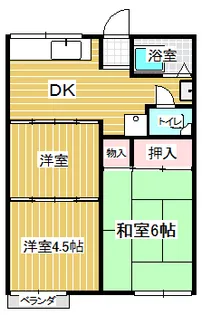 サンセレーノ神野【2階】の間取り