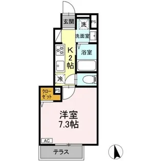 グラナーデ成城学園前C【1階】の間取り