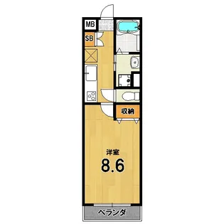 Grace Residence【1階】の間取り
