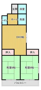 マツイチサンパレス第1【3階】の間取り