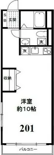 グロリアハイツ【3階】の間取り