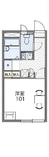 レオパレスフルール【2階】の間取り