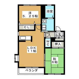 アバンティ50【2階】の間取り