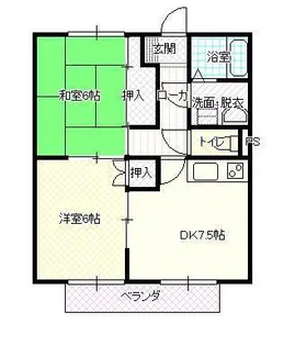 ドエル708【1階】の間取り