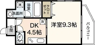 グランカーサ三篠【5階】の間取り