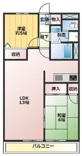 笹コーポ戸田【3階】の間取り
