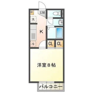 オーキットハイム【1階】の間取り