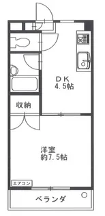 小川橋ハイツ【3階】の間取り