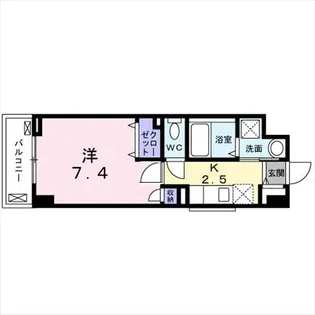エーデルワイス【6階】の間取り