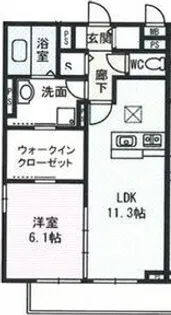 カーザ ヴェルデ C棟 C【3階】の間取り