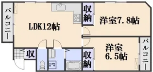 メープルビュー【1階】の間取り