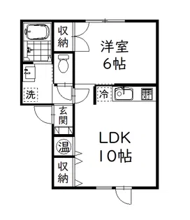 ソフィア鶴野【2階】の間取り