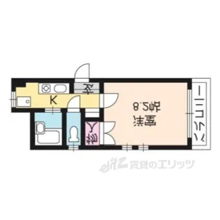 北山乃彬【4階】の間取り