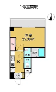 PARK CUBE【2階】の間取り